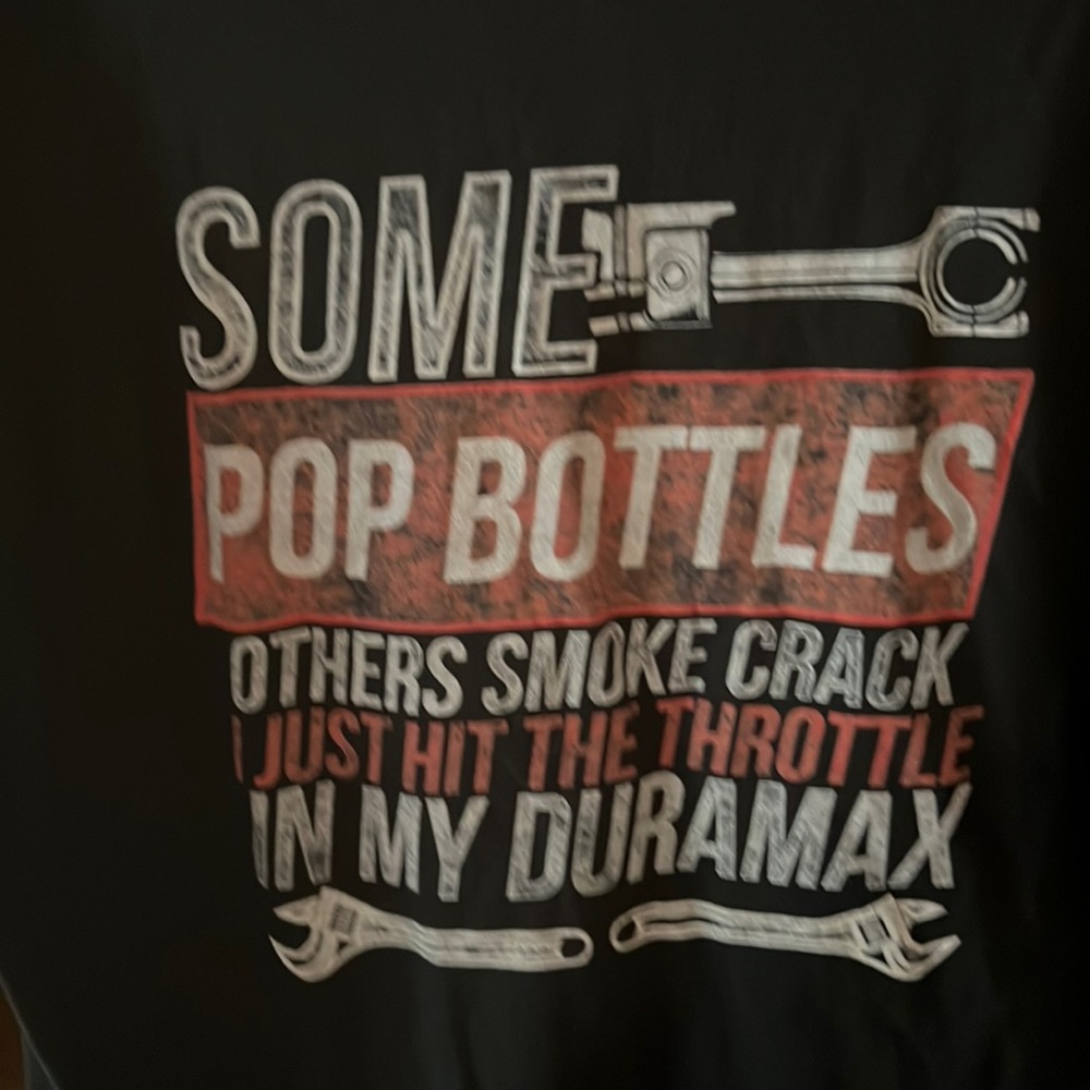 Gildan Black Soft “Some Pop Bottles…I Just Hit The Throttle In My Duramax”